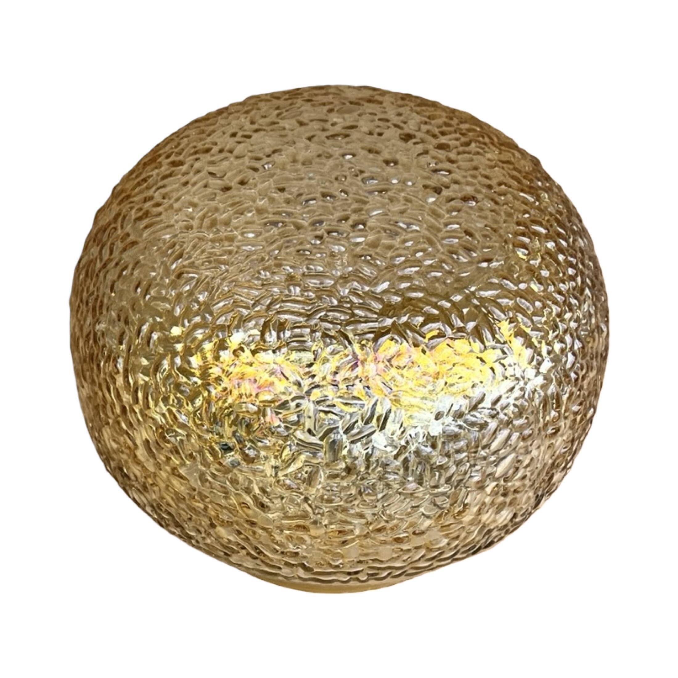 Ceiling lamp, VEB Beleuchtungsglas Kombinat Goerlitz, Germany, 1970s.
