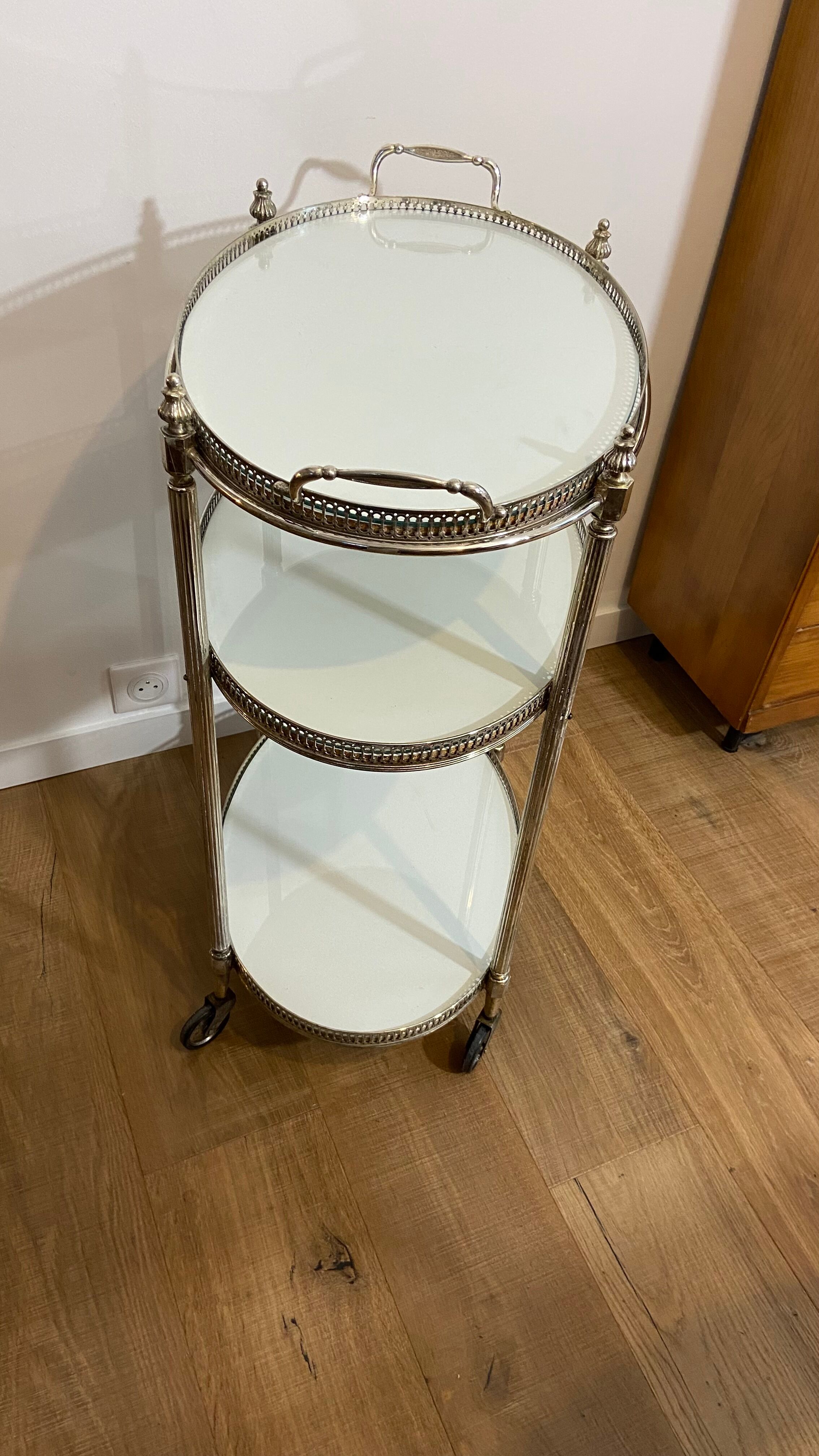 Oval roller serving table 1960/70