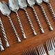 Twisted handle stainless steel cutlery set – Designer cutlery set