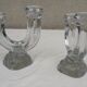 Paire de bougeoirs cristal