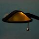 1980s Memphis desk lamp, space age vintage Ikea desk