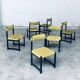 Mid-Century Modern Dining Chair Set by J. Batenburg for Mi, Belgium 1969, Set of 6