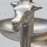 Giraffe-shaped table servant