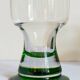 Four vintage XXL crystal glasses
