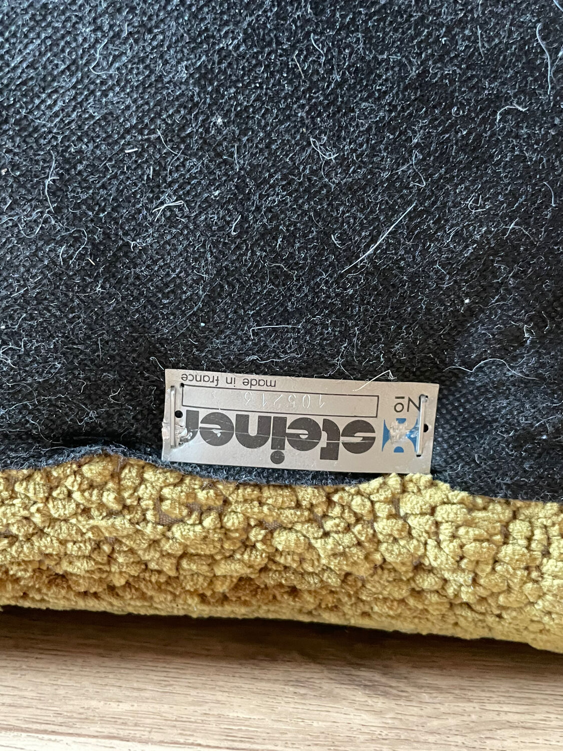 Chromatic armchair by Kwok Hoï Chan for Steiner - khaki fabric