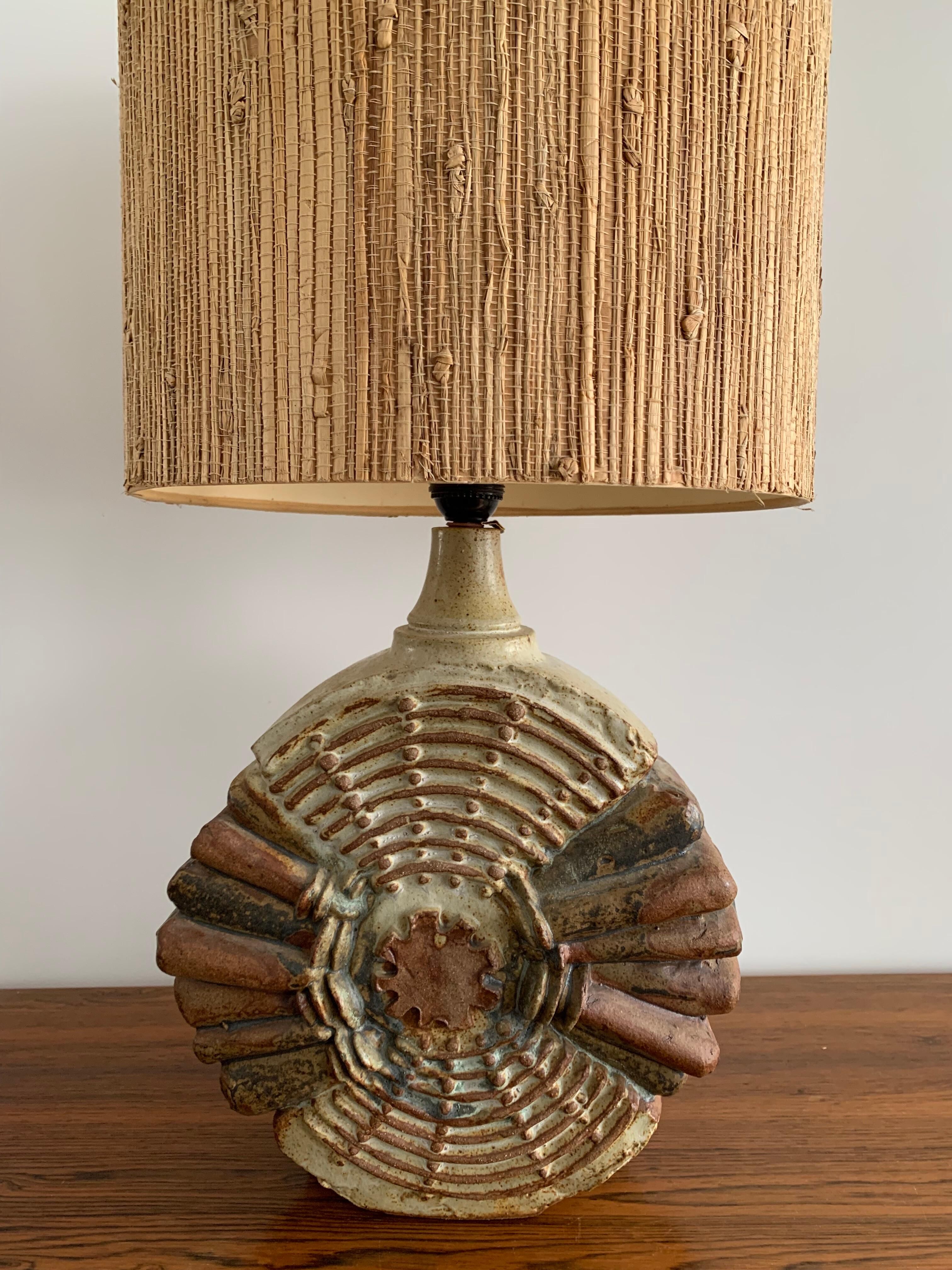 Bernard Rooke desk lamp with original shade, England, 1960.