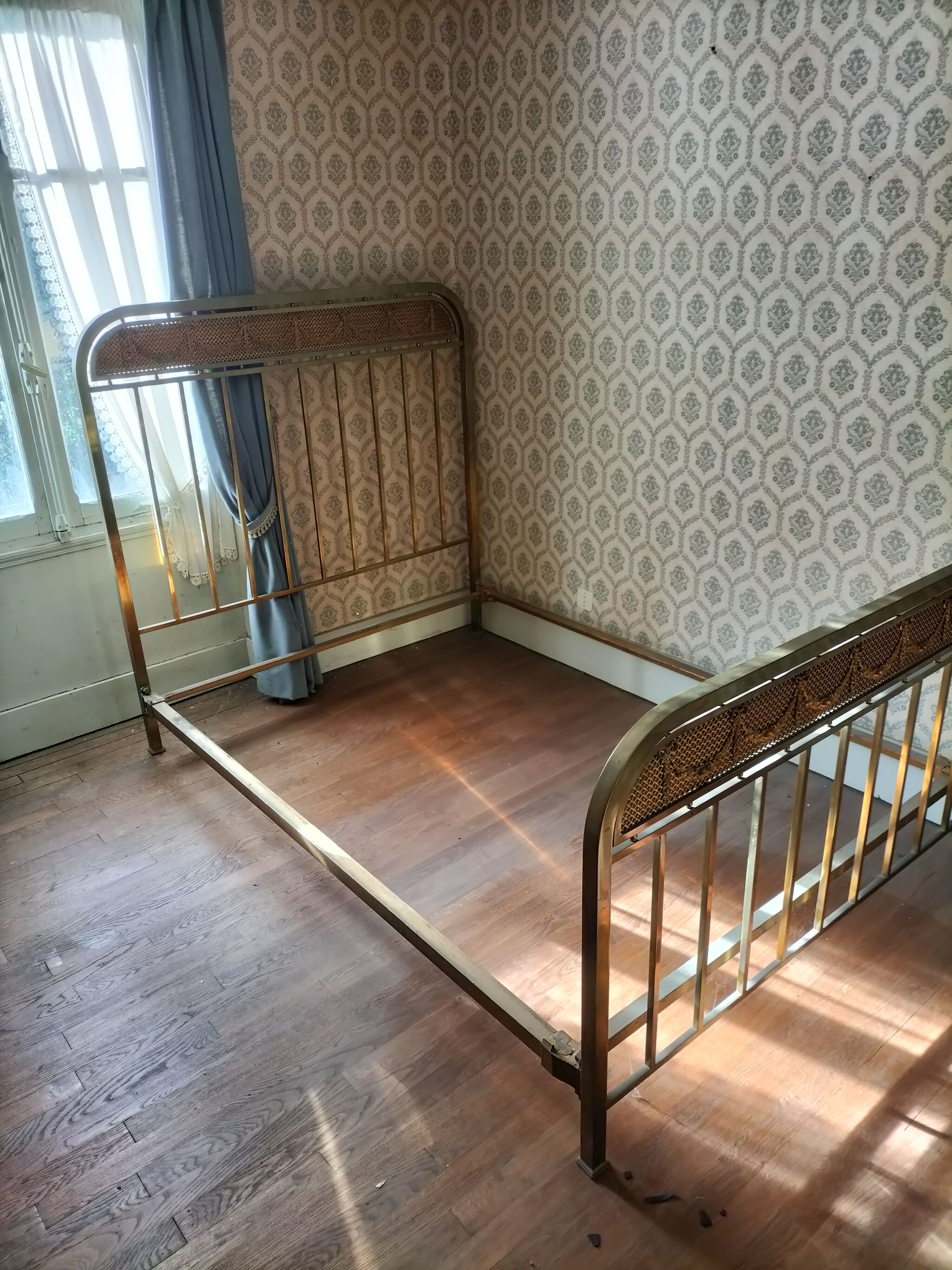 Brass bed