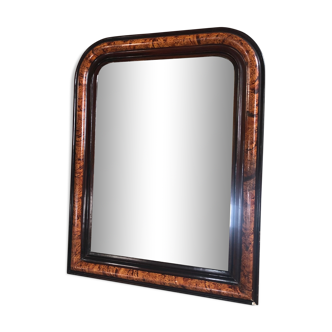 Miroir ancien style Louis Philippe 68 X 52 cm