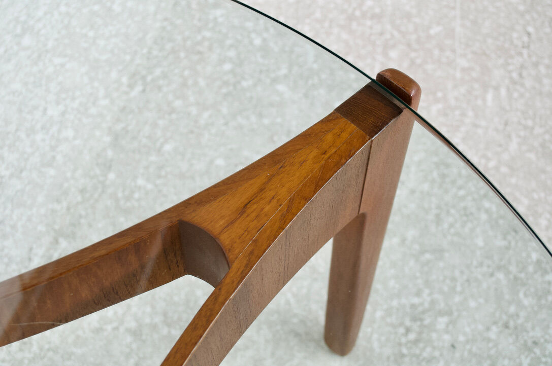 Teak coffee table sven ellekaer 60's years christian linneberg publisher