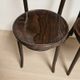 Set of 4 ton wooden dining chairs, 20th century, czechoslovak, 90 × 46 cm