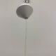 Mid-century minimalist folded glass hanging lamp, 1980’s
