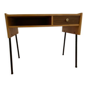 Bureau formica, bois et métal