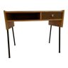 Bureau formica, bois et métal années 60