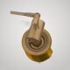 Philippe Starck Archimoon K lamp for Flos 1998 with yellow shade.