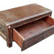 Bedside table lower locker 1 drawer old wood office 63x31x27cm