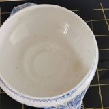 Sarreguemines U & C iron clay soup tureen "Jardinière" model
