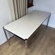 USM Haller desk in pearl grey laminate