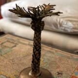 Bronze palm chandelier