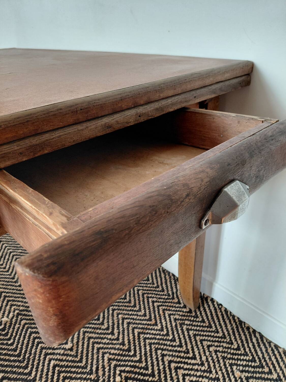 Old farmhouse table from the 1950s