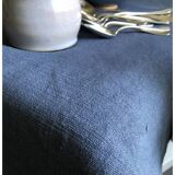 Old Harvest Tablecloth in Pure Hemp Dyed Dense Grey