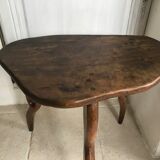 Olivewood tripod stool