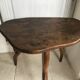 Olivewood tripod stool