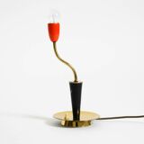 Beautiful original Mid Century Modern brass table lamp