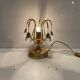 Brass crystal table lamps
