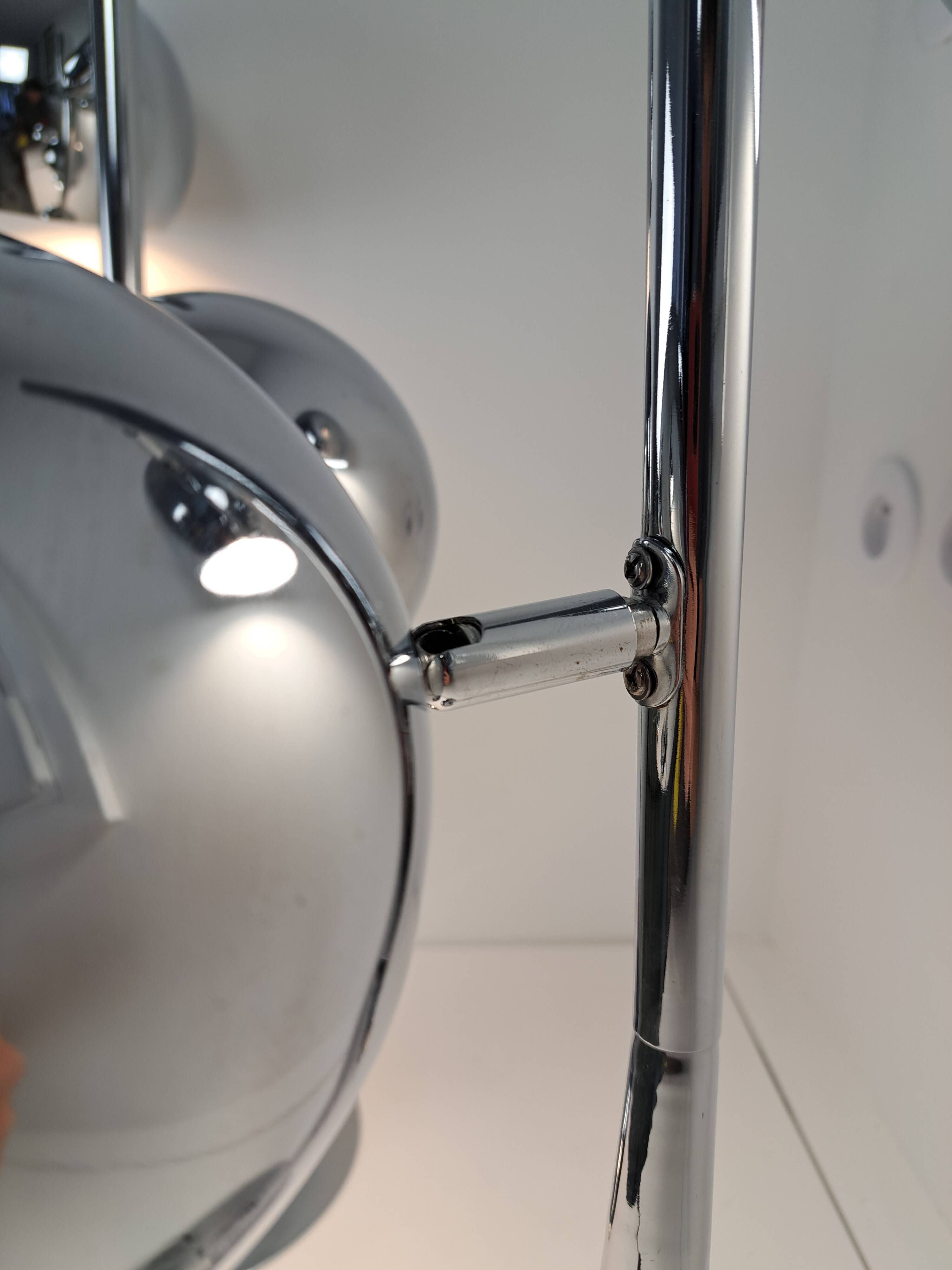 Pair of vintage space age eyeball lamps