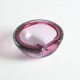 Murano glass purple bullicante trinket bowl, 1960s