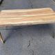 Dining table 175x80 renovated in raw solid acacia Tikamoon 6/8 people