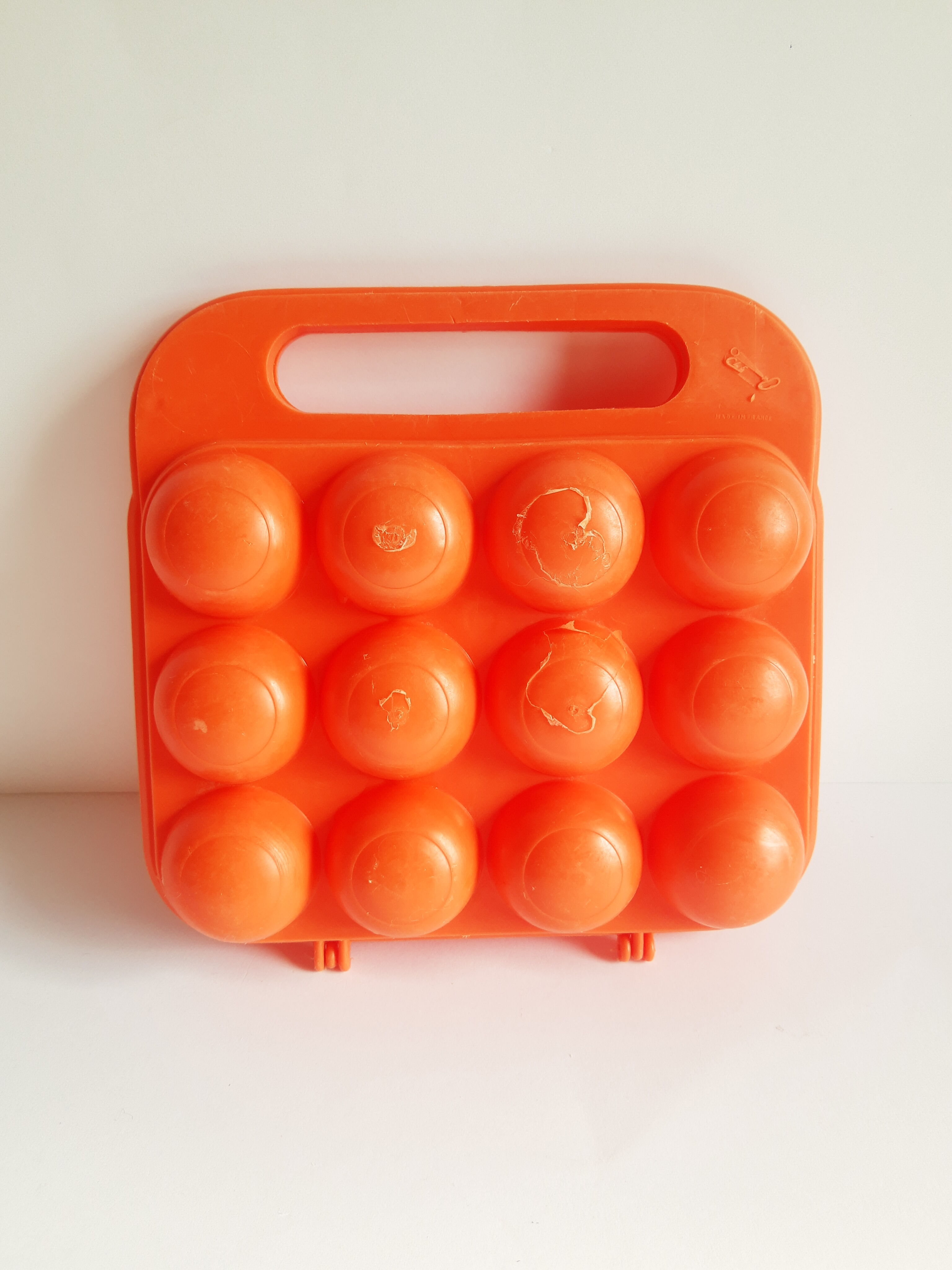 Orange egg box 70s