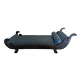 Empire period bench or daybed in Cuban mahogany