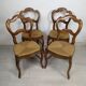 4 chaises paillées
