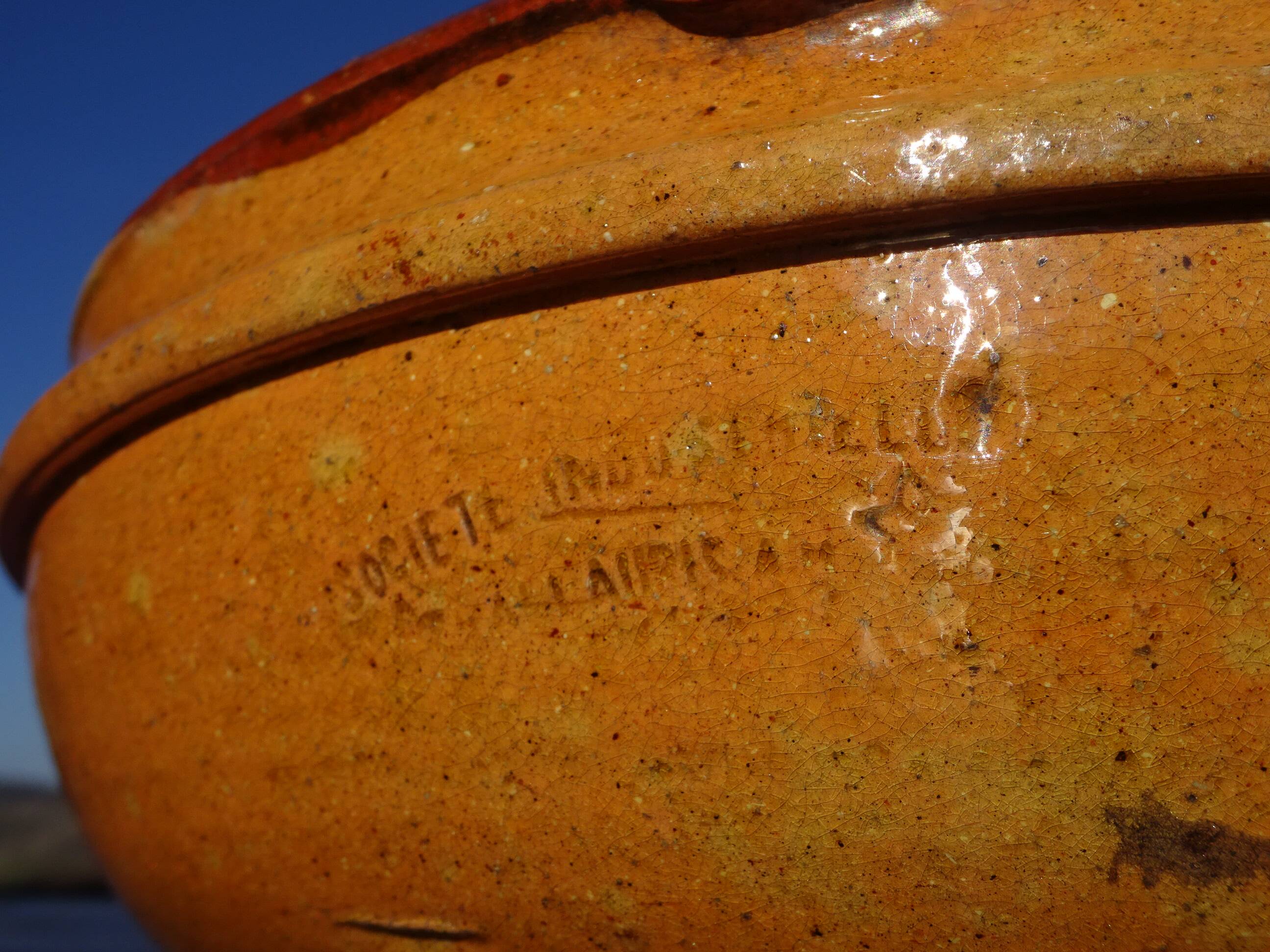 Terracotta pan, Vallauris