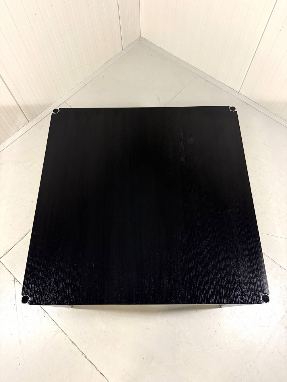 USM Haller dining table in black ash, Fritz Haller 1980’s