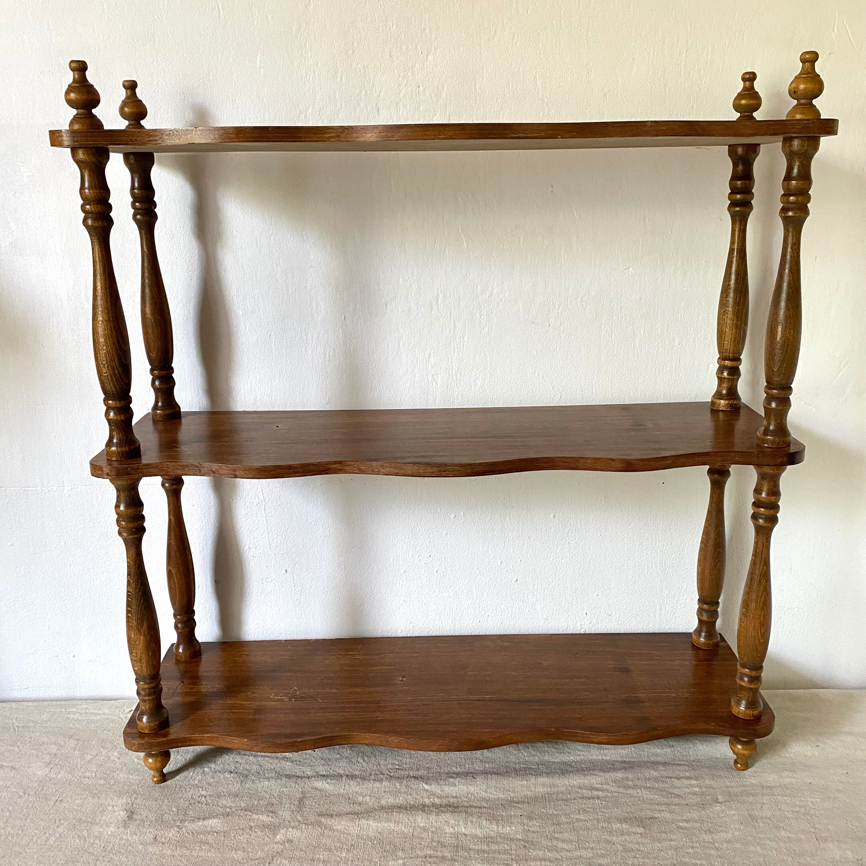 Wooden shelf 3 trays