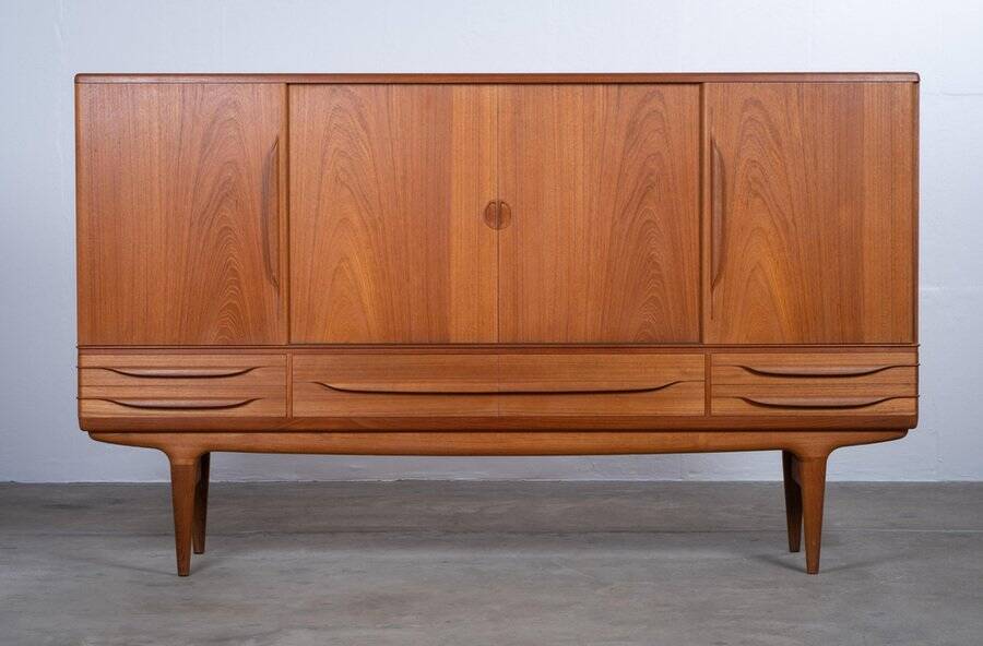 UM14 Sideboard attributed to Johannes Andersen for Uldum Møbelfabrik, Denmark, 1960s
