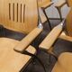 Lot of 6 "Golf" model chairs designed by Francesco Zaccone for the Brunner brand