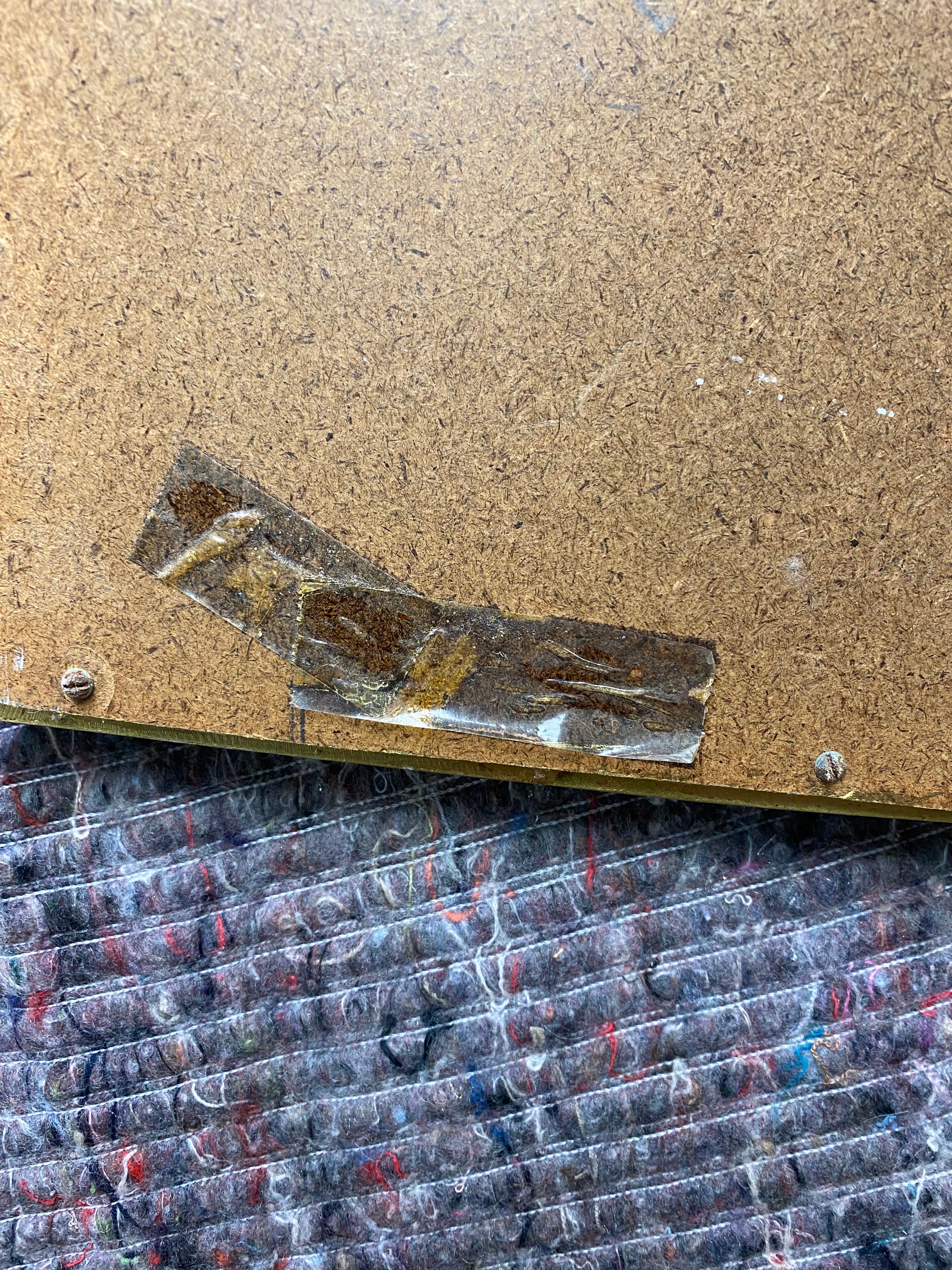 Vintage golden mirror