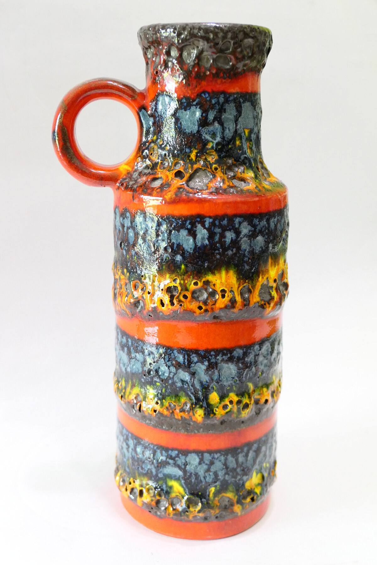 Modernist vase roll by Scheurich Germany 1972