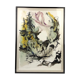 Vintage watercolor by Franco Mürer, "Le Faune"