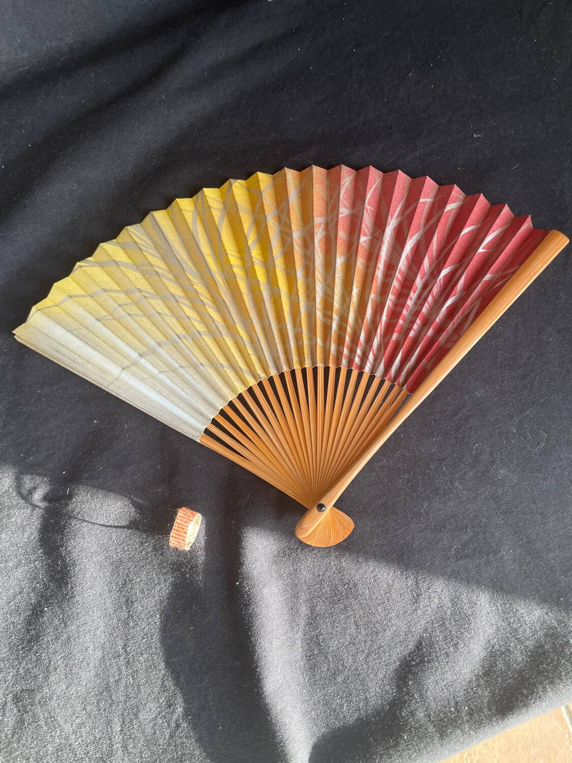 Antique Japanese folding fan