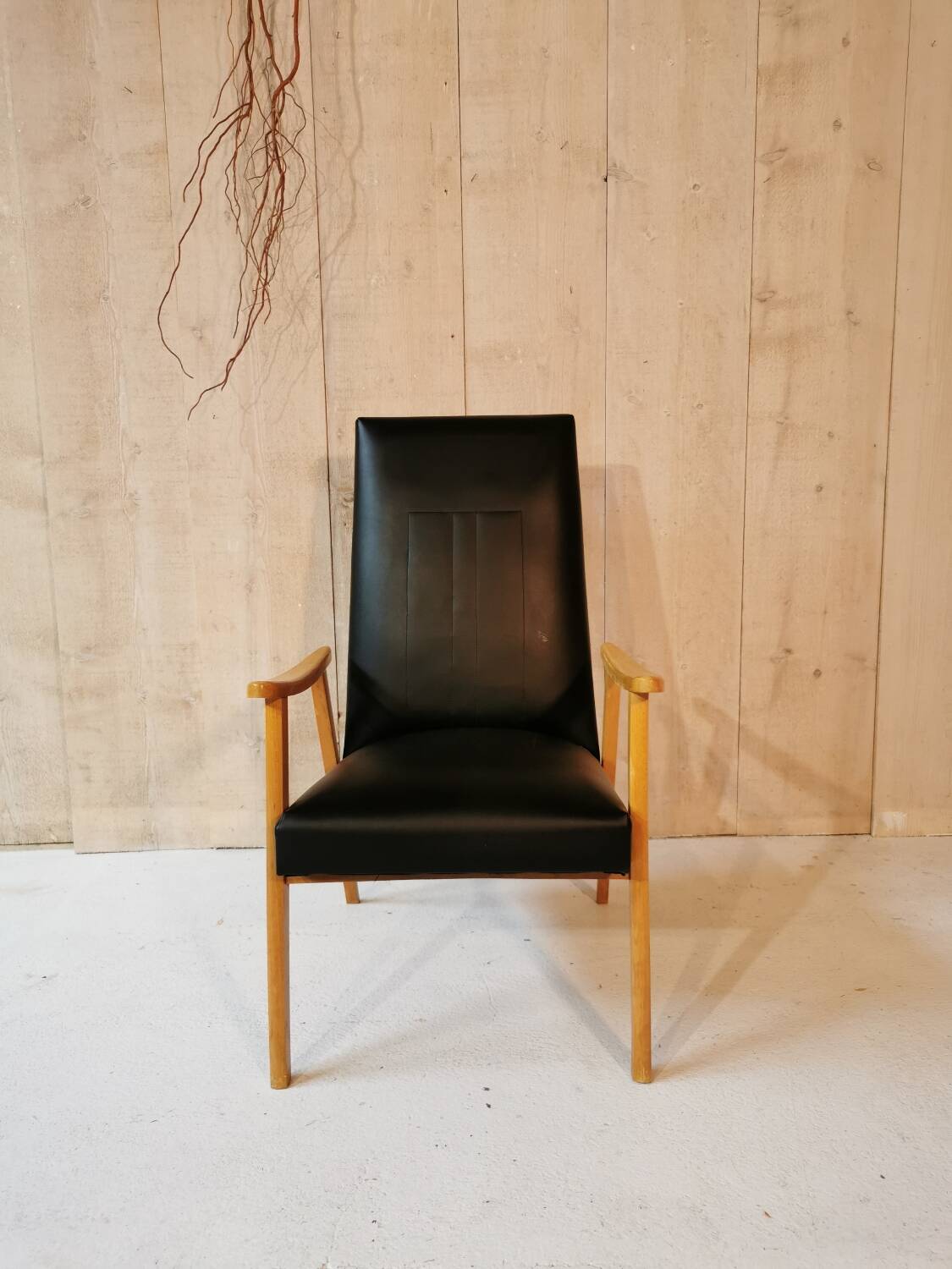 Fauteuil en skaï