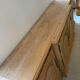 Oak enfilade sandblasted