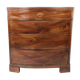 Empire chest of drawers of polished mahogany, 1820