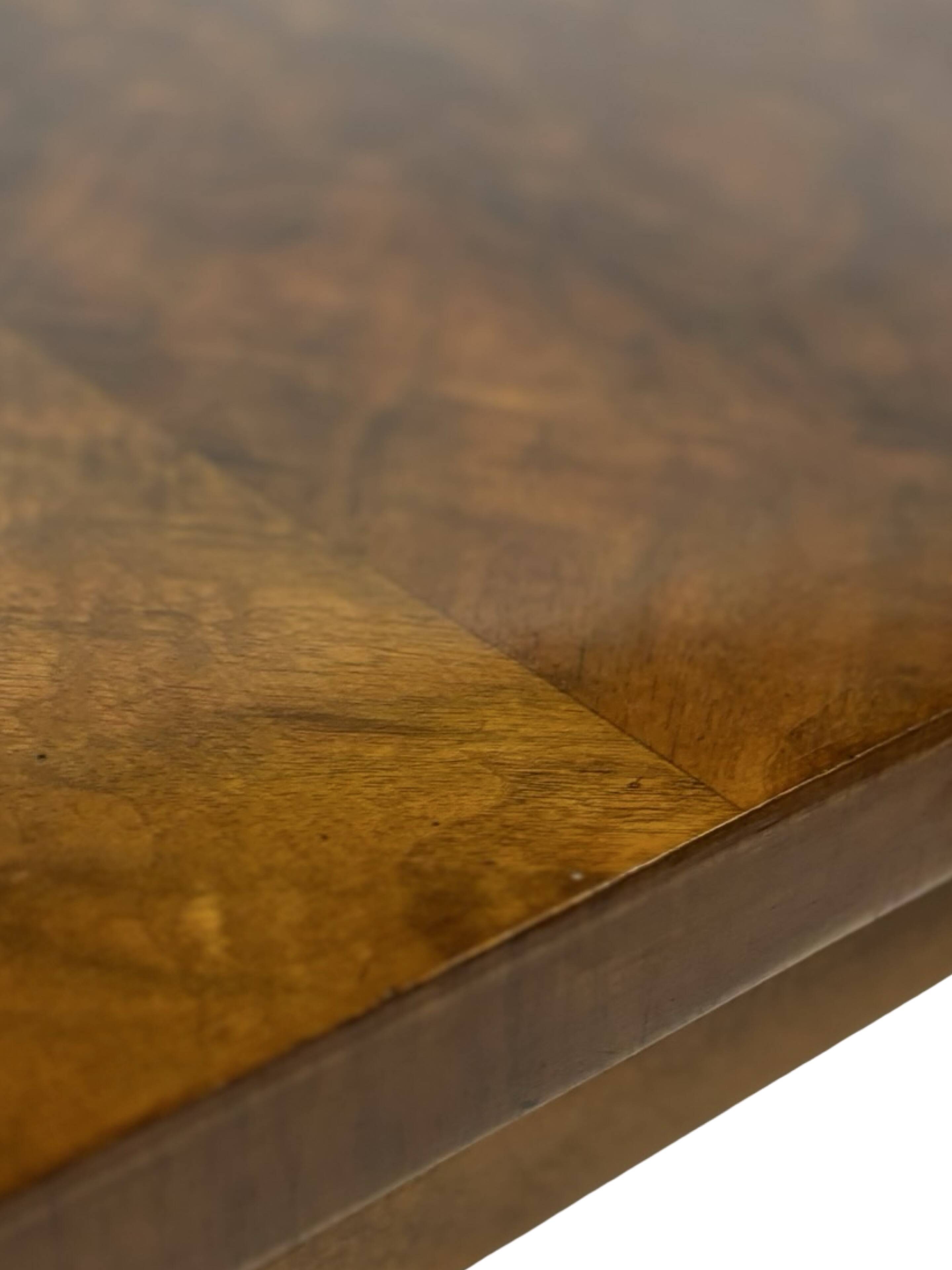 Art Deco side table walnut wood design 30's