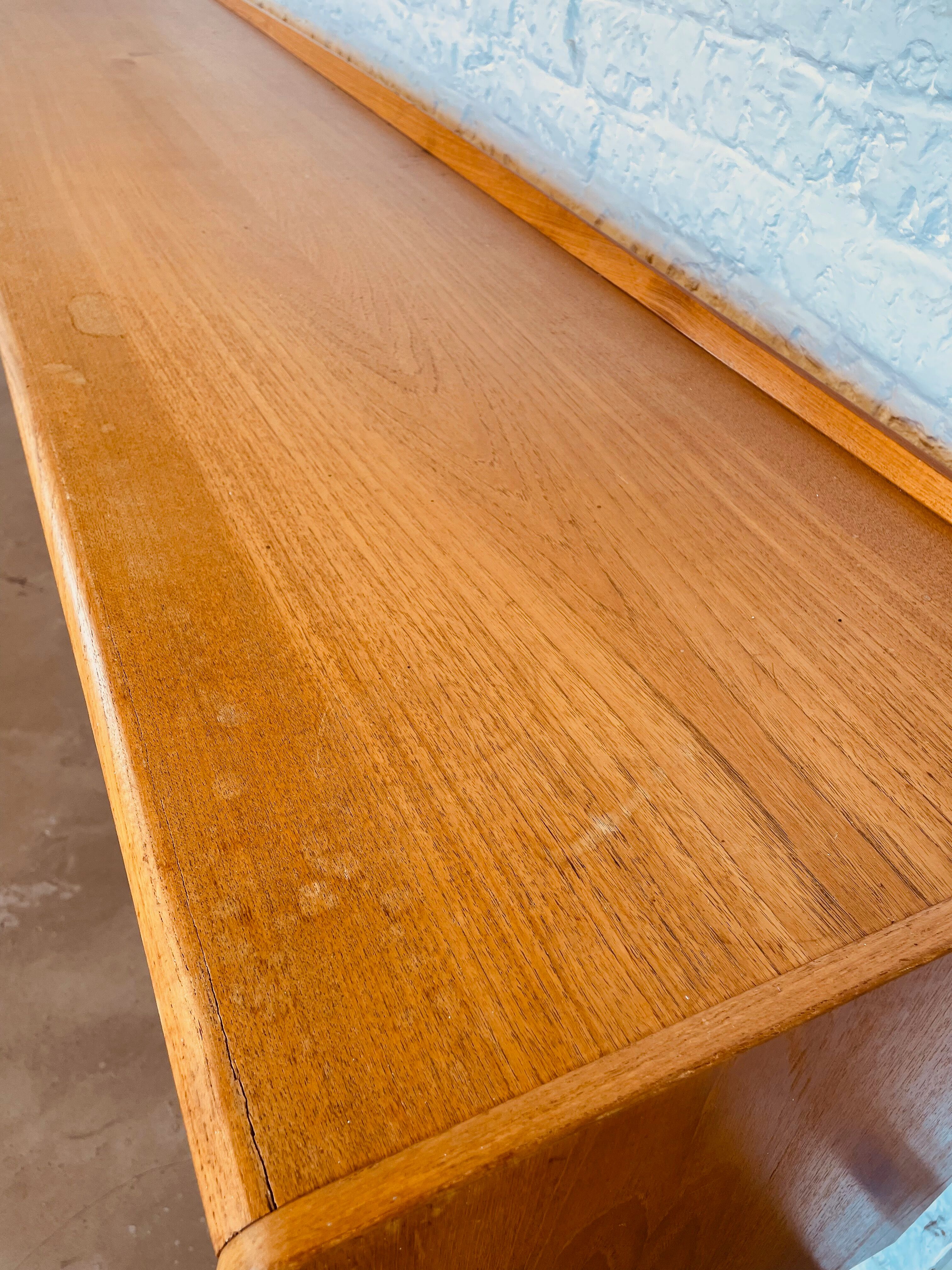 Blond teak sideboard, Germany 1960's