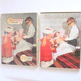 Vintage Jigsaw puzzle Poor Teddy by Arrow games, 1960s