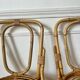 Pair of vintage rattan chairs